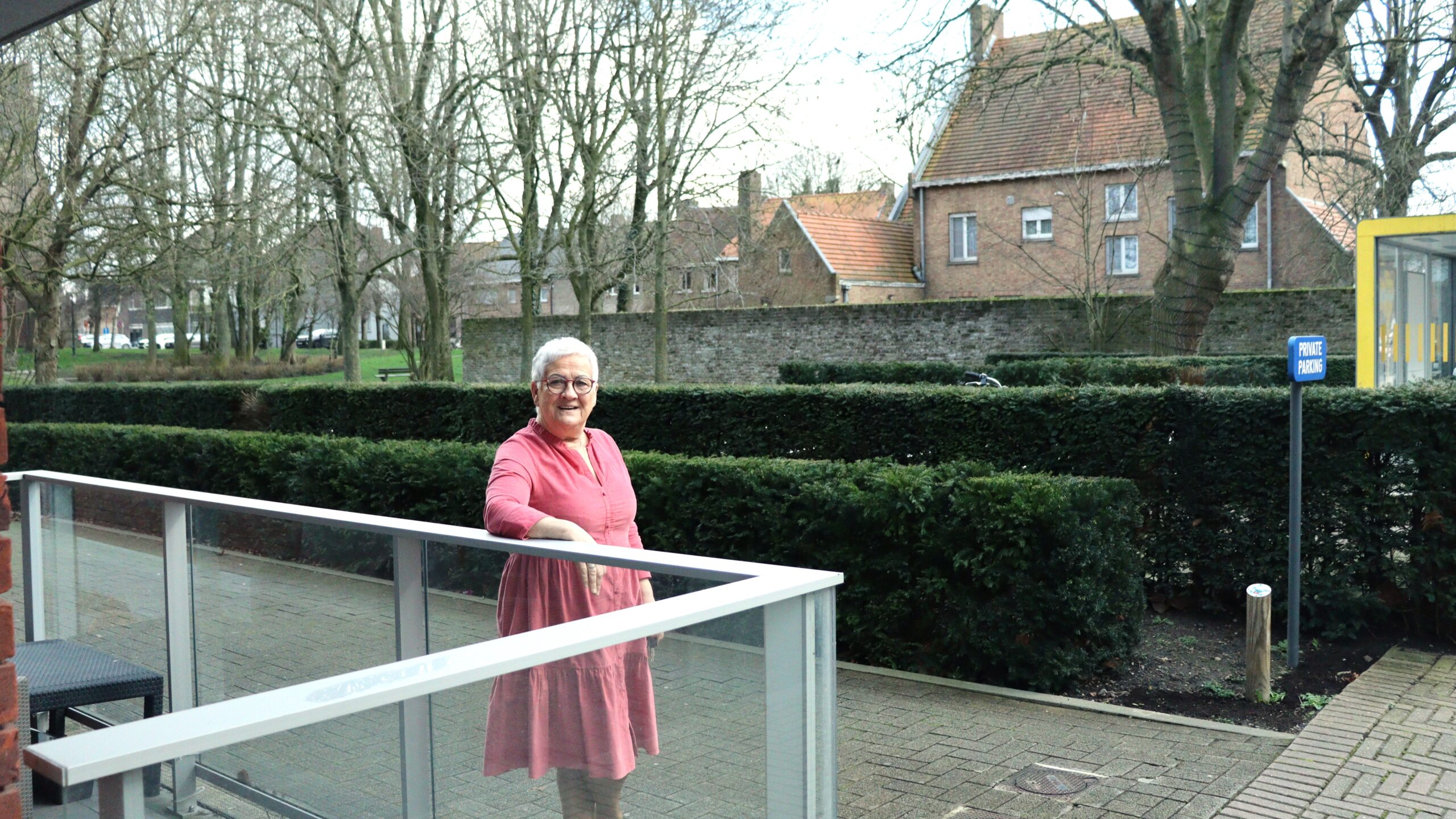 Marie Claire voor het park